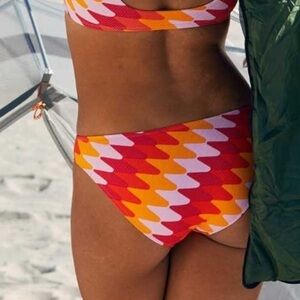 NWOT Aerie Orange Swim Bottom